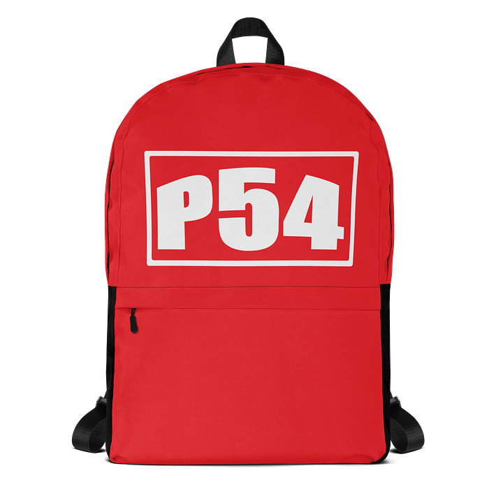 P54 Bold Letter Red Backpack product image (1)