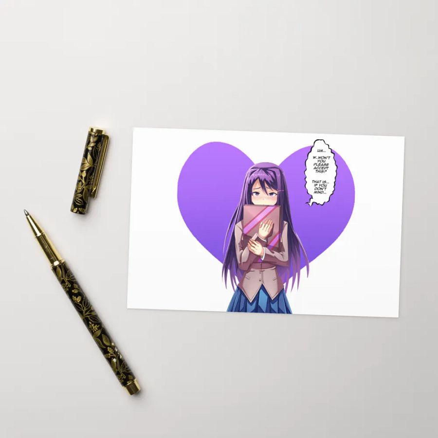 Yuri Valentines day card product image (8)