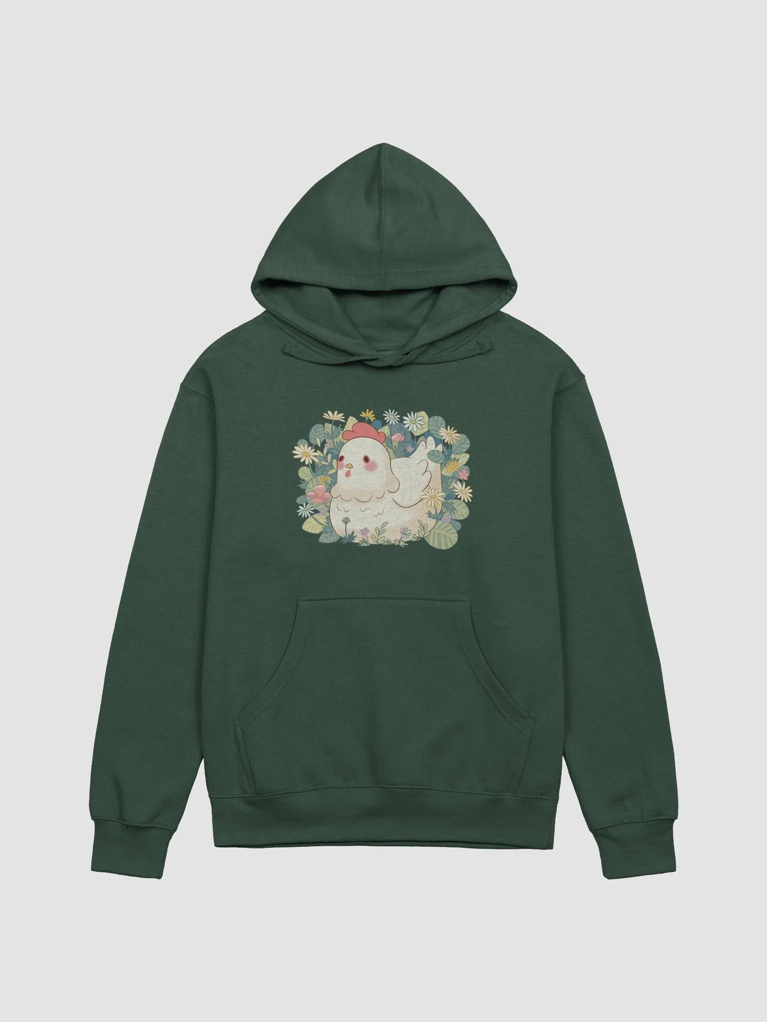 Floral Chicken Cozy Hoodie product image (1)