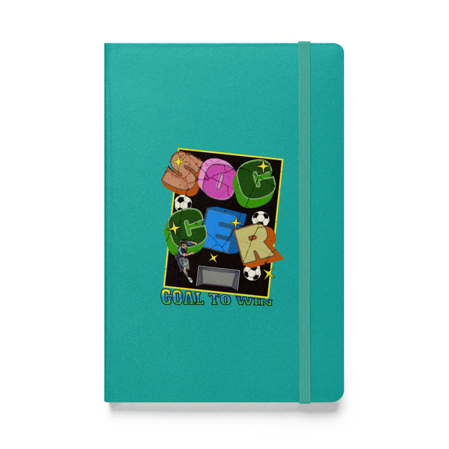 Goal To Win Soccer Spirit Hardcover Journal product image (1)