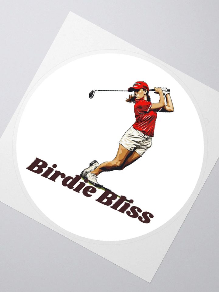 Female golf sticker product image (2)