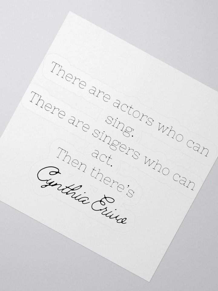 Cynthia Erivo God Tier Sticker product image (4)