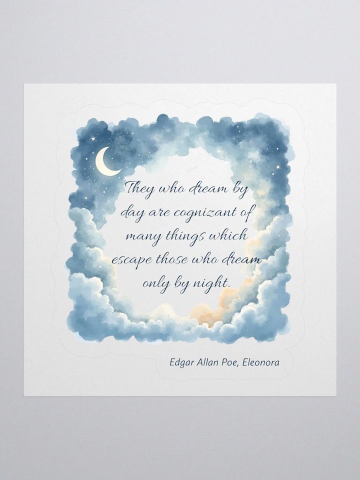 They Who Dream Poe Sticker product image (1)