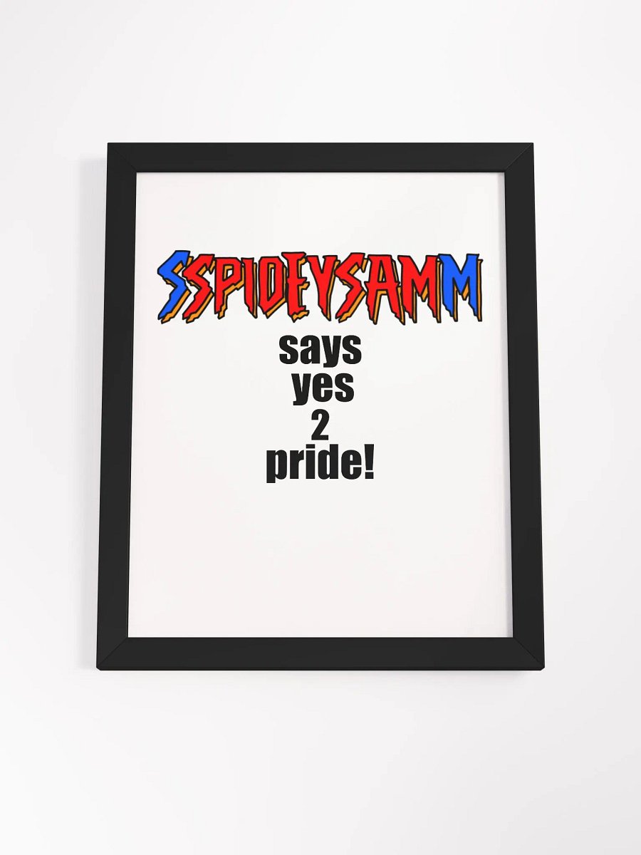SspideysamM pride poster product image (4)