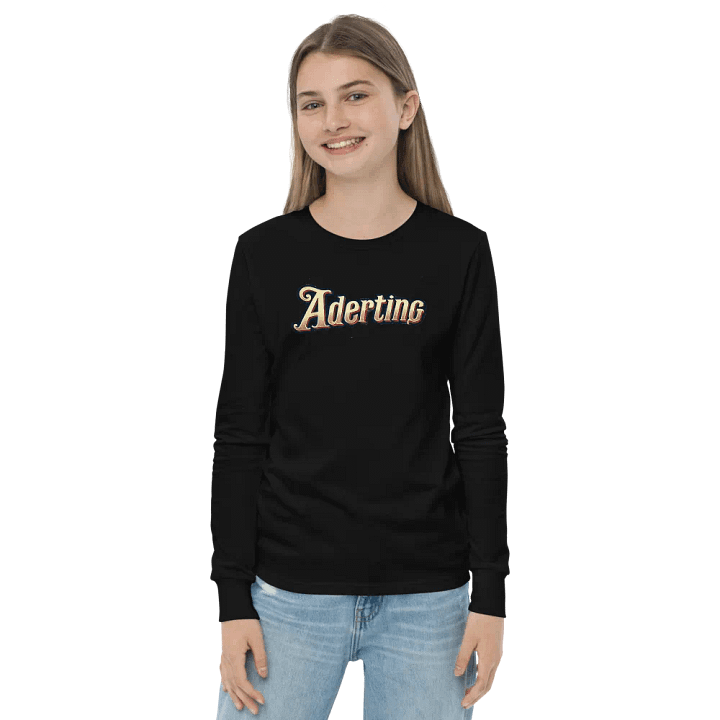 Vintage Aderting Youth Long Sleeve Tee product image (2)
