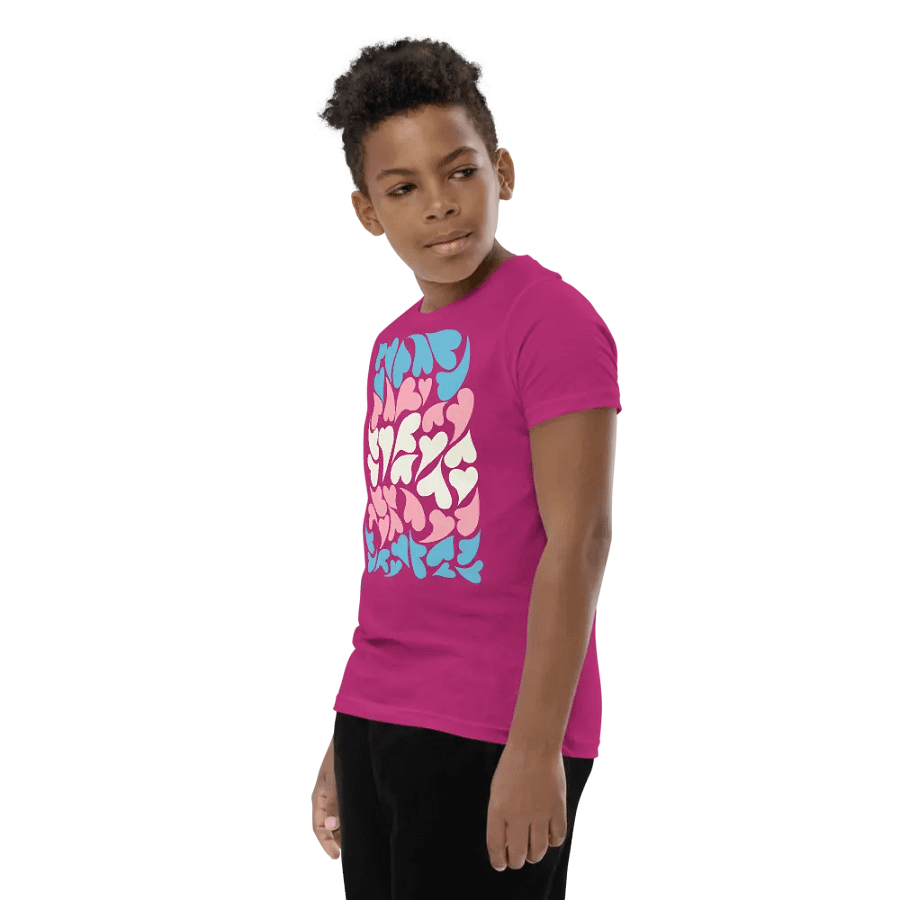 Nestled PRIDE Transgender T-shirt (Youth) product image (37)