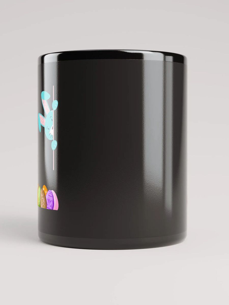 Happy Easter, Ears To A Great Easter Black Mug product image (5)