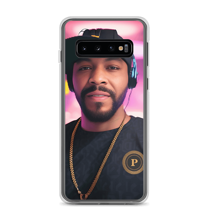 P Logo Gold Chain Samsung® Clear Case product image (1)