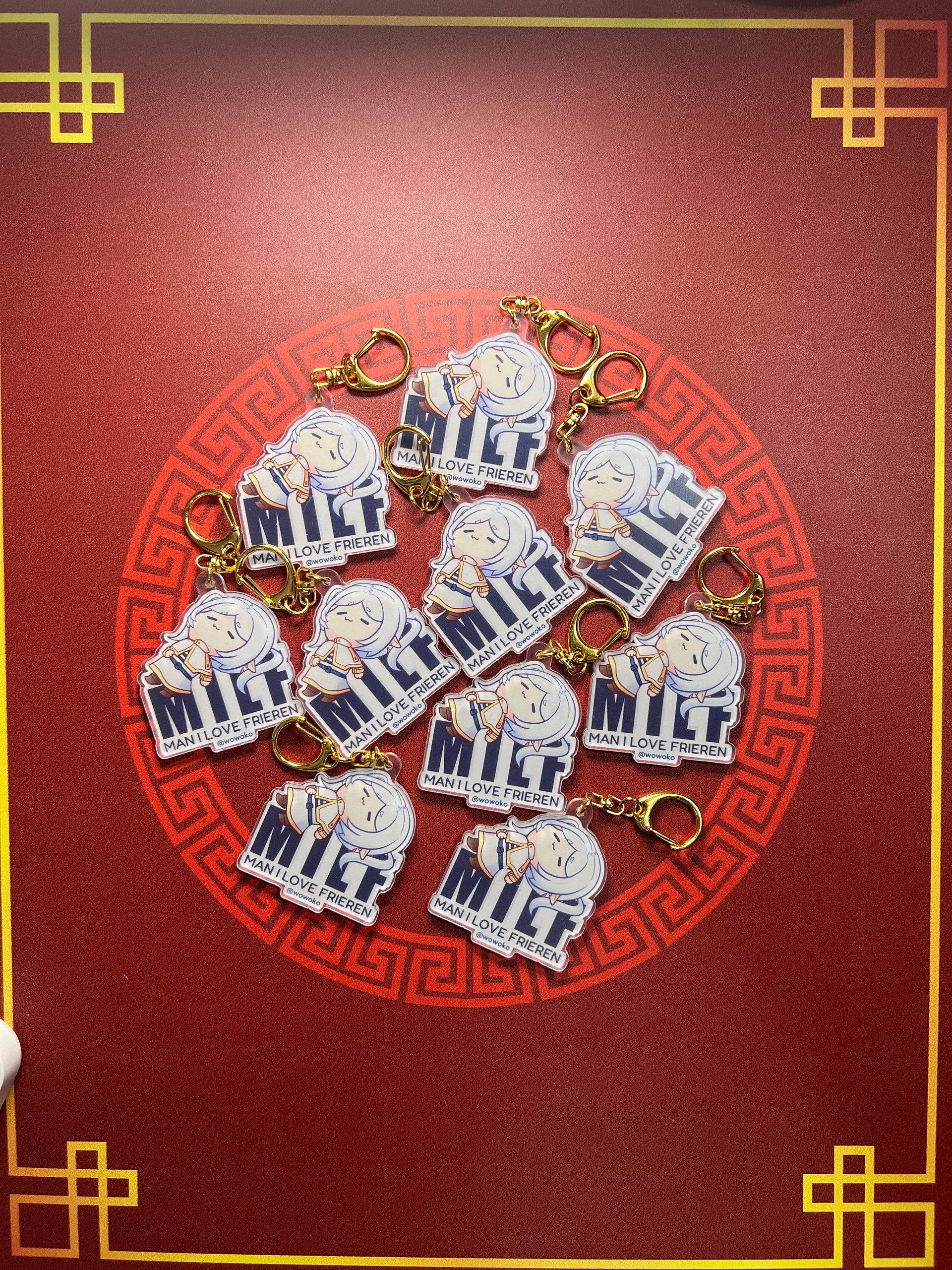 MILF Man I love Frieren - Acrylic Charm product image (2)