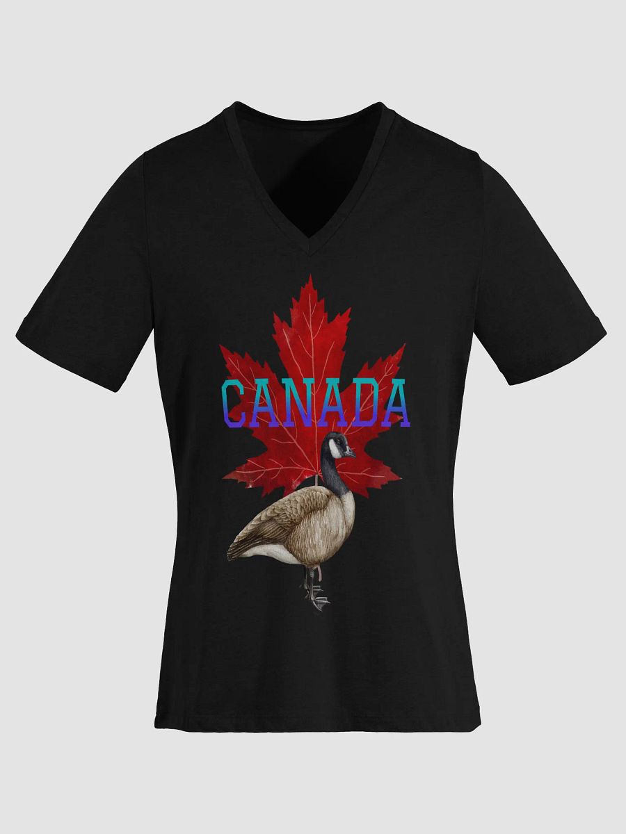 Canadian Goose Leaf V-Neck Tee product image (2)