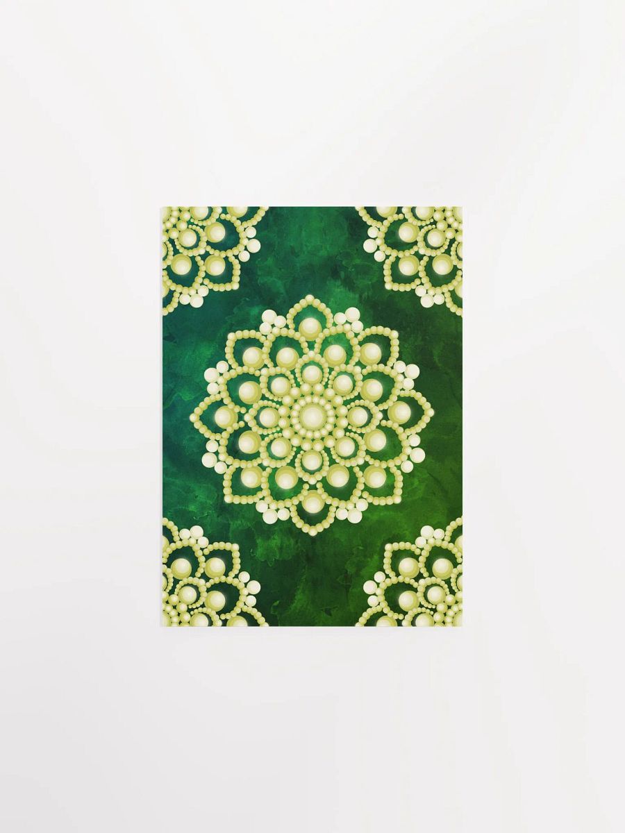 Yellow Flower Mandala Enhanced Matte Paper Poster product image (2)