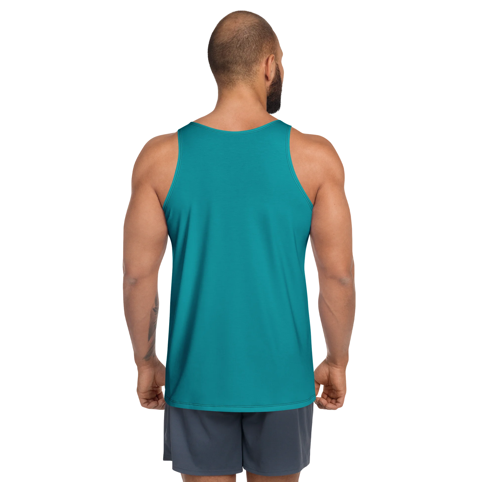Synthsquatch Fitness Tank Top (Teal) product image (4)