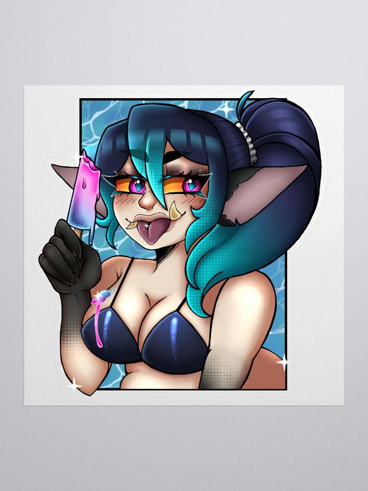 summer babe colored sticker product image (1)