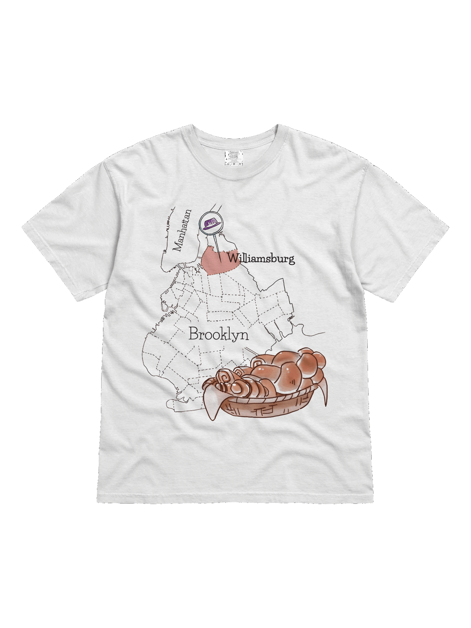 Williamsburg Food Tour Tee product image (1)