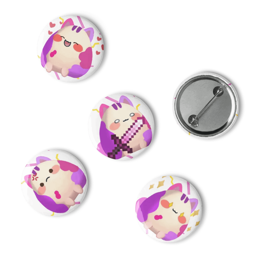 Kitty emote Pin Button Set product image (10)