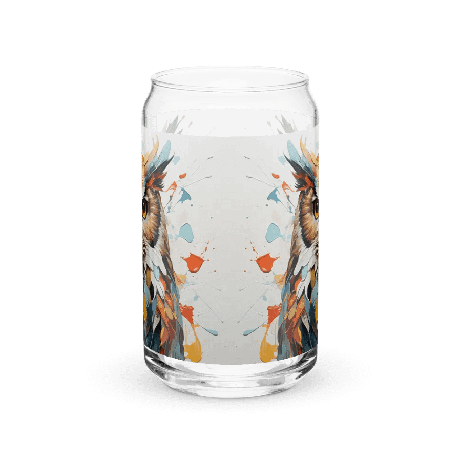 Midnight Watcher Owl Glass Can Sipper product image (10)