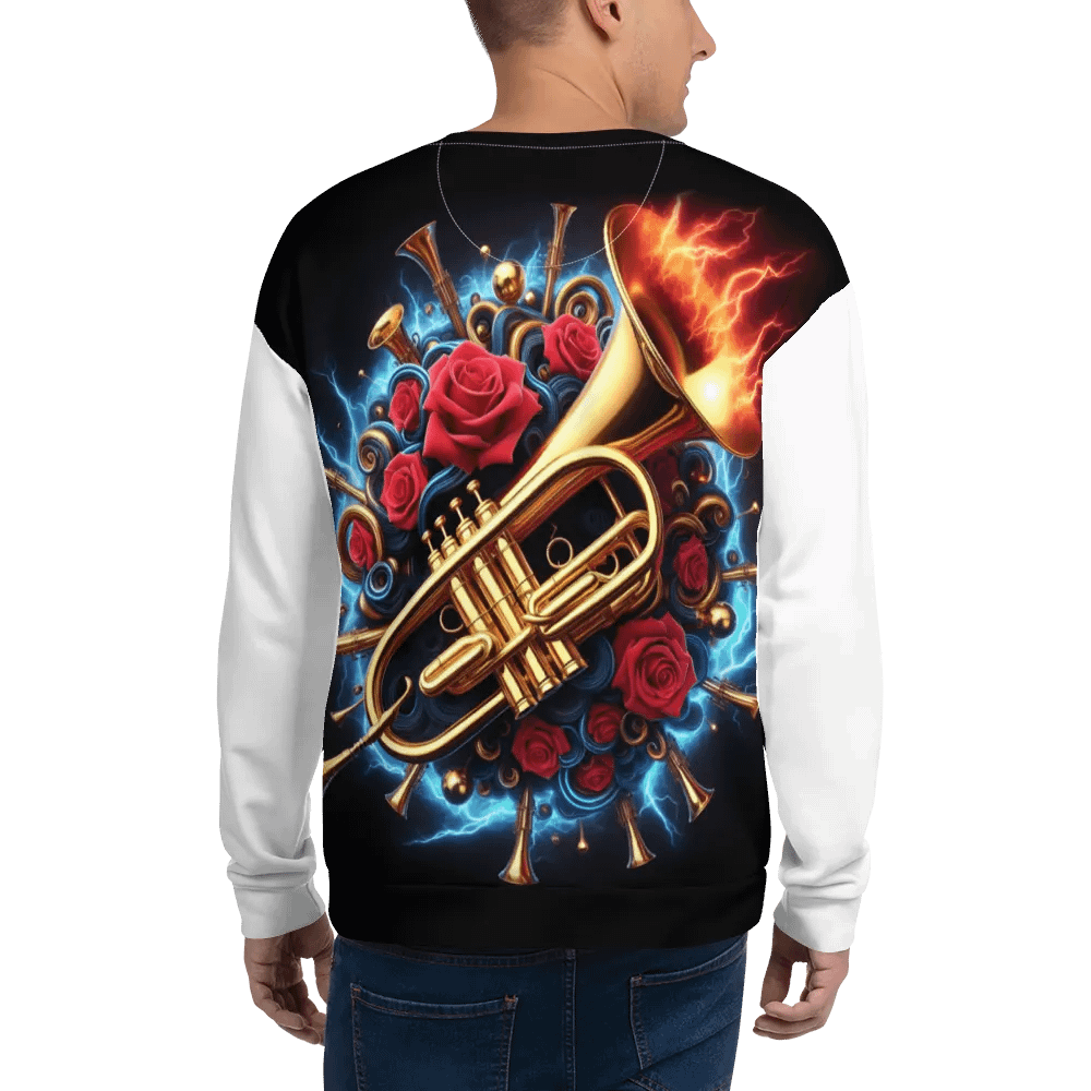 Electrifying Golden Trumpet - Unisex Sweatshirt #40 product image (4)