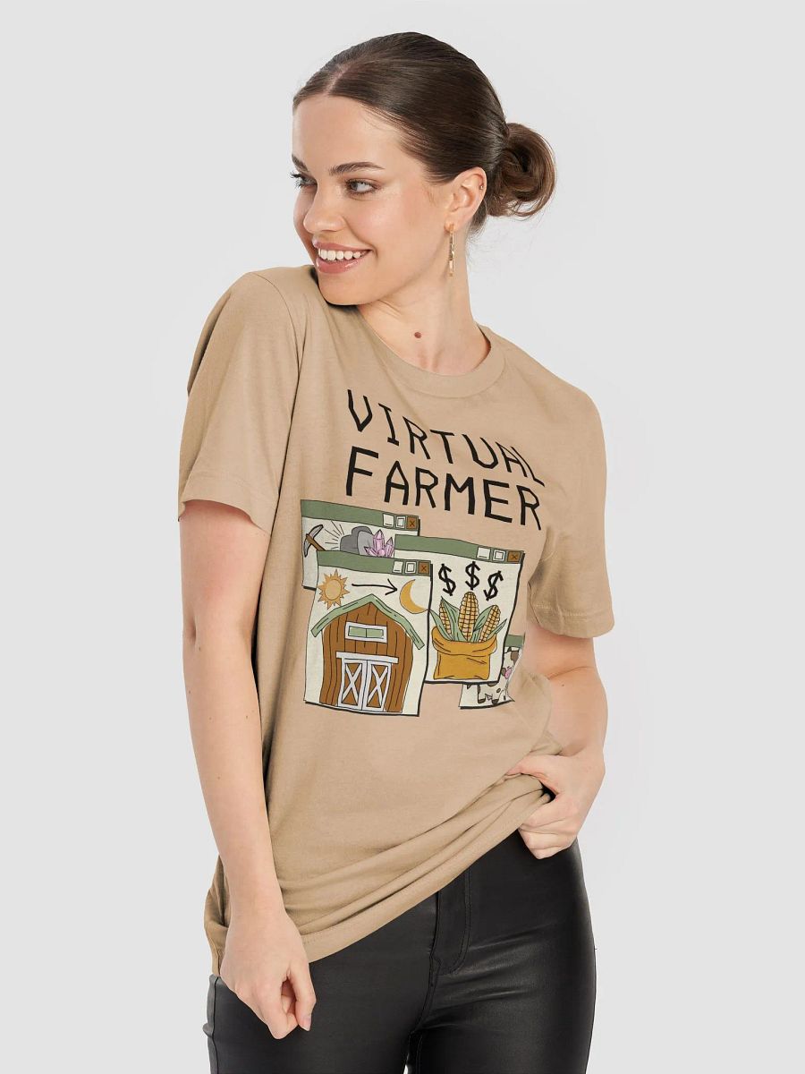 Virtual Farmer Tee - Black Text product image (88)
