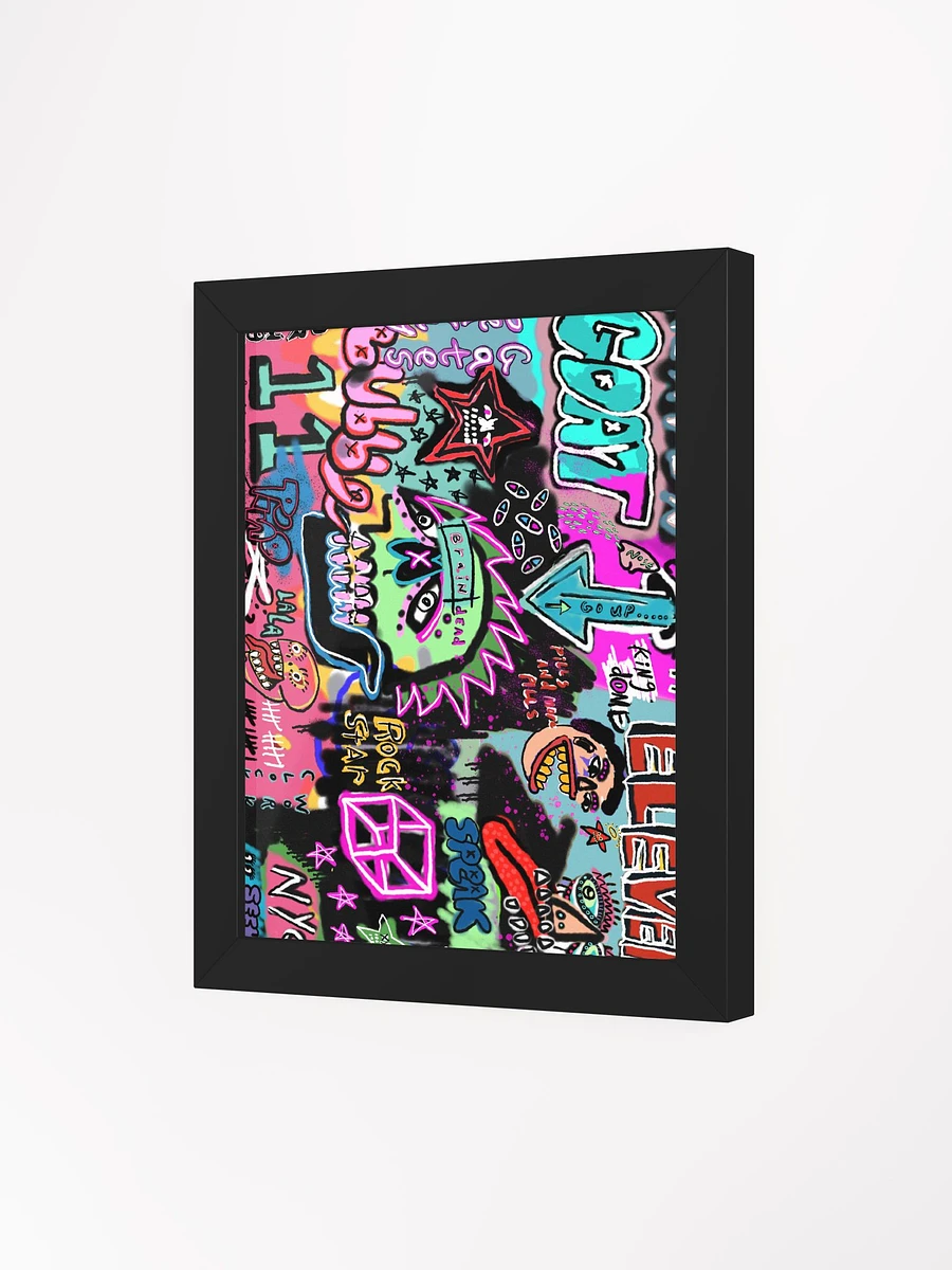 Graffiti Brain (Framed Poster) by Ross Pino product image (29)