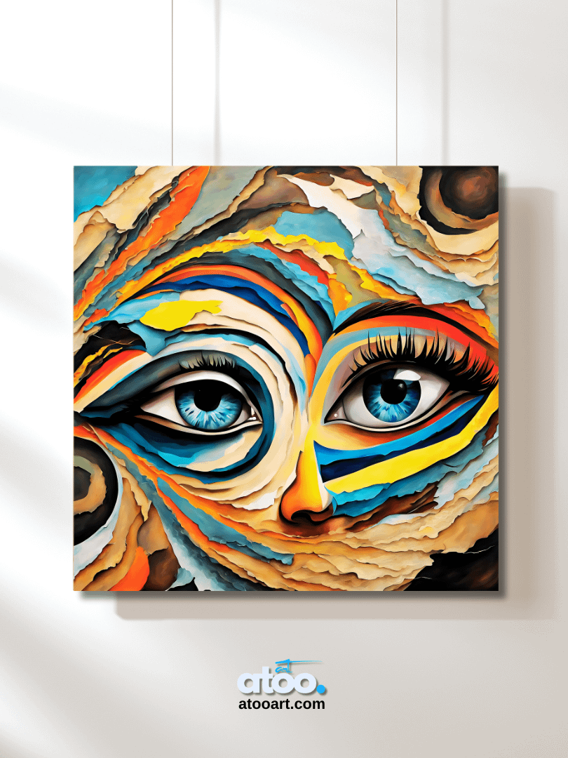 Paper Collection | The Surrealist Perspective On Life | Canvas Art Painting product image (3)