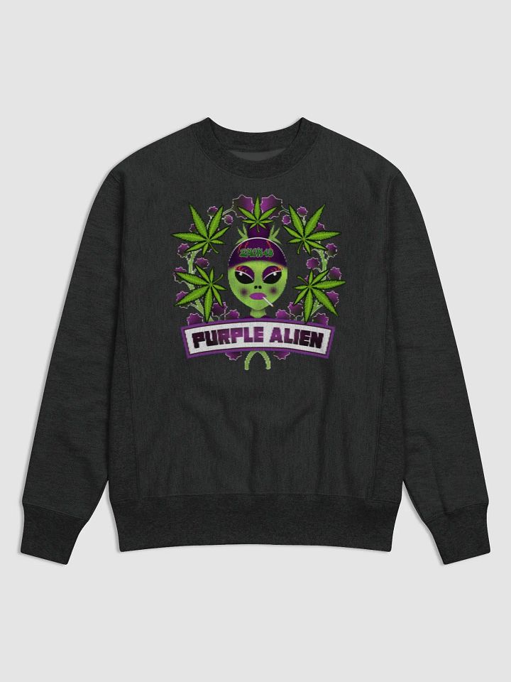 SMOK4Y PURPLE ALIEN HOODIE product image (1)