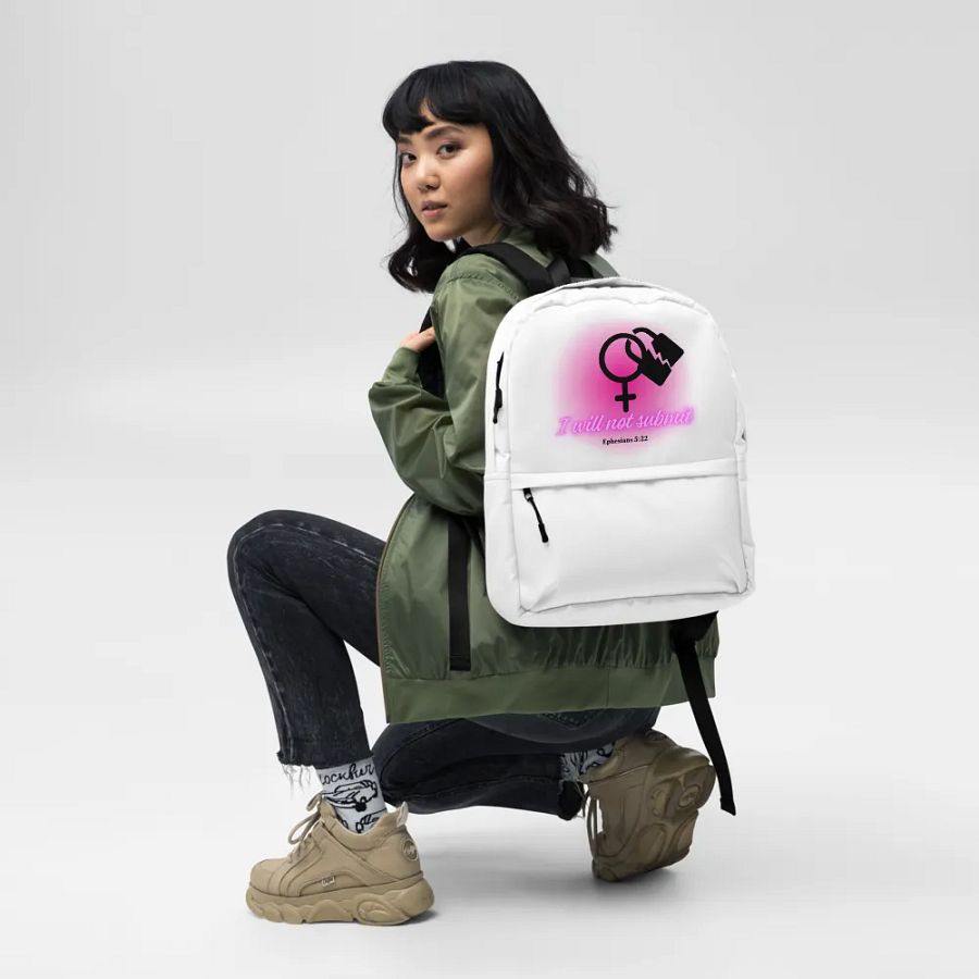 I Will Not Submit Backpack product image (10)