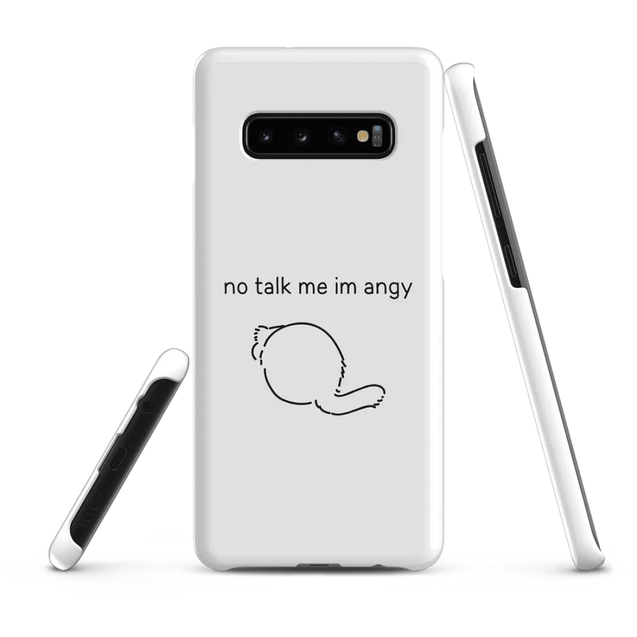 No Talk Manul Angy - Snap Samsung Case product image (3)