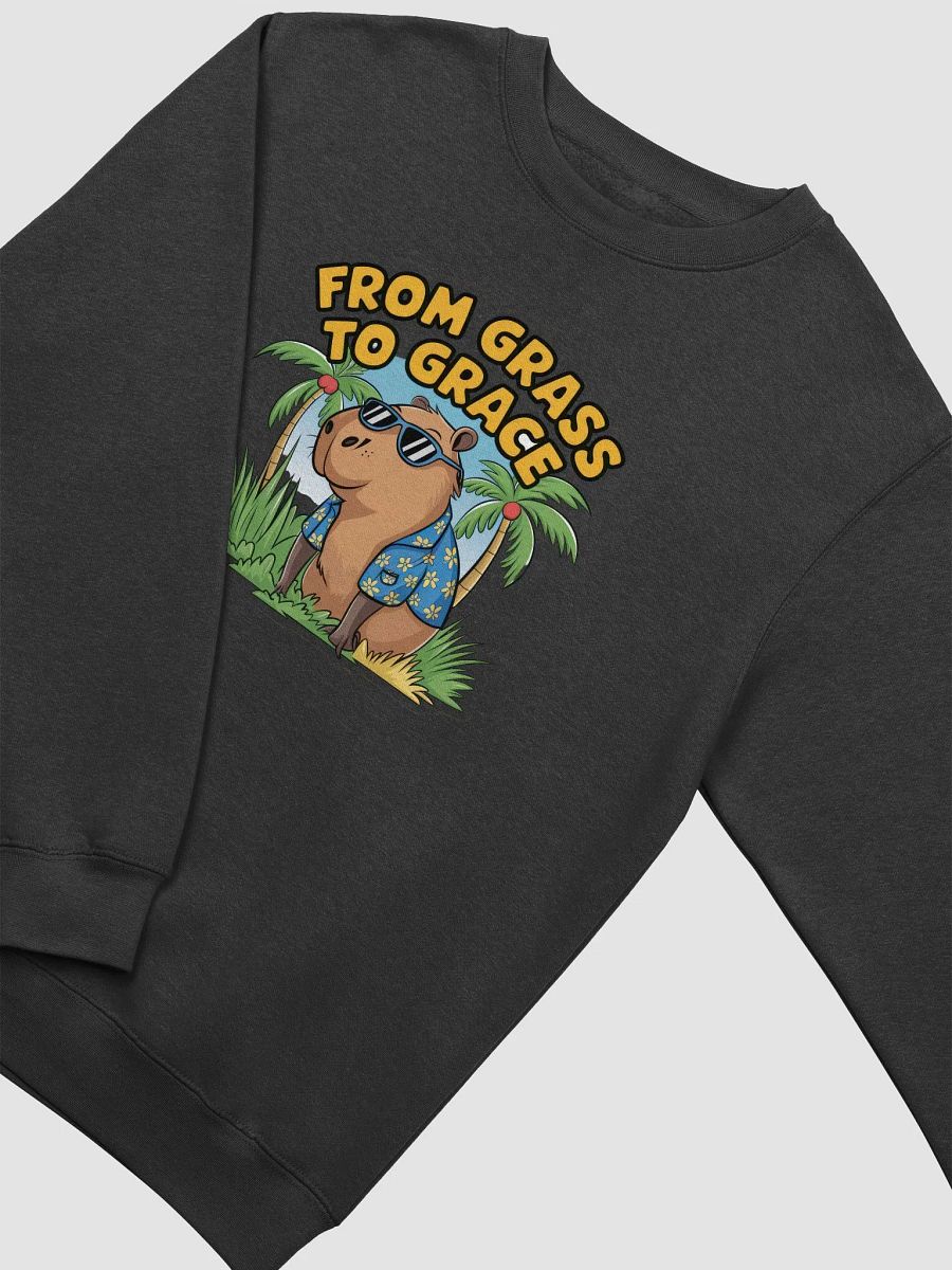 From grass to grace Capybara Cabana Crewneck product image (20)