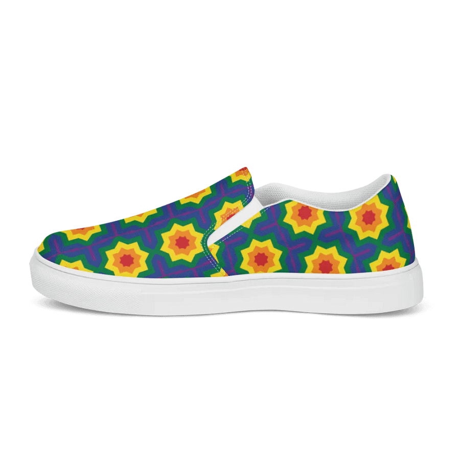 Mens Slip On Canvas - Rainbow (c) product image (4)