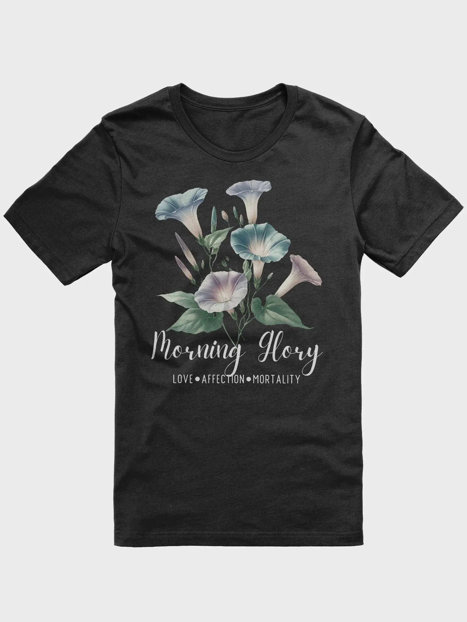 Morning Glory Birth Month Flower Tee: Reflecting Love, Affection, Mortality: Perfect September Gift for Her product image (6)