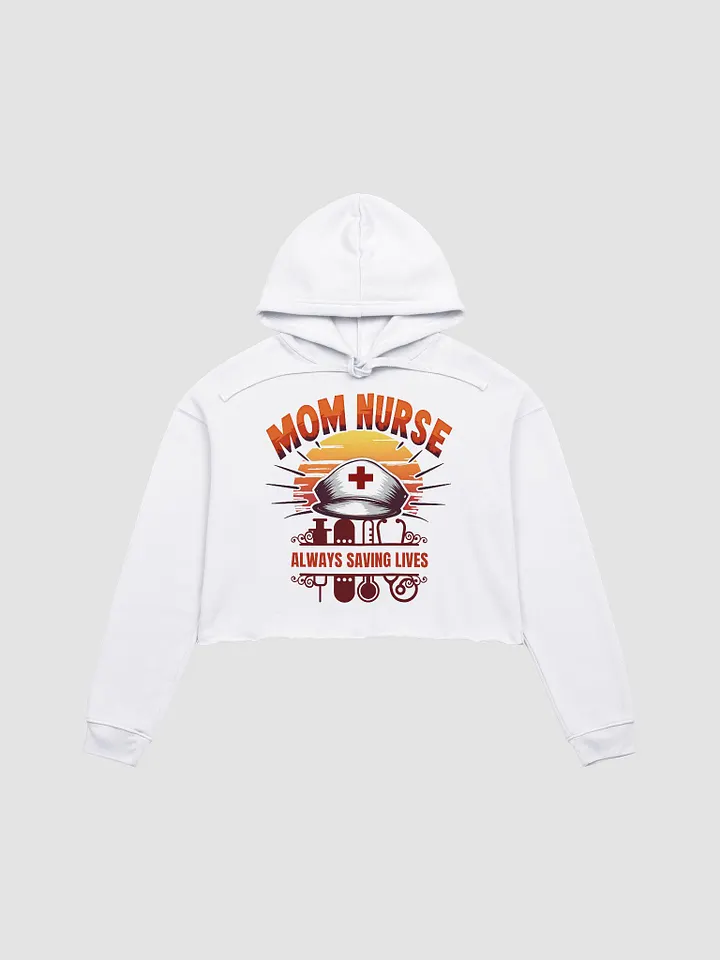 Sunset Nurse Cap Crop Hoodie product image (6)