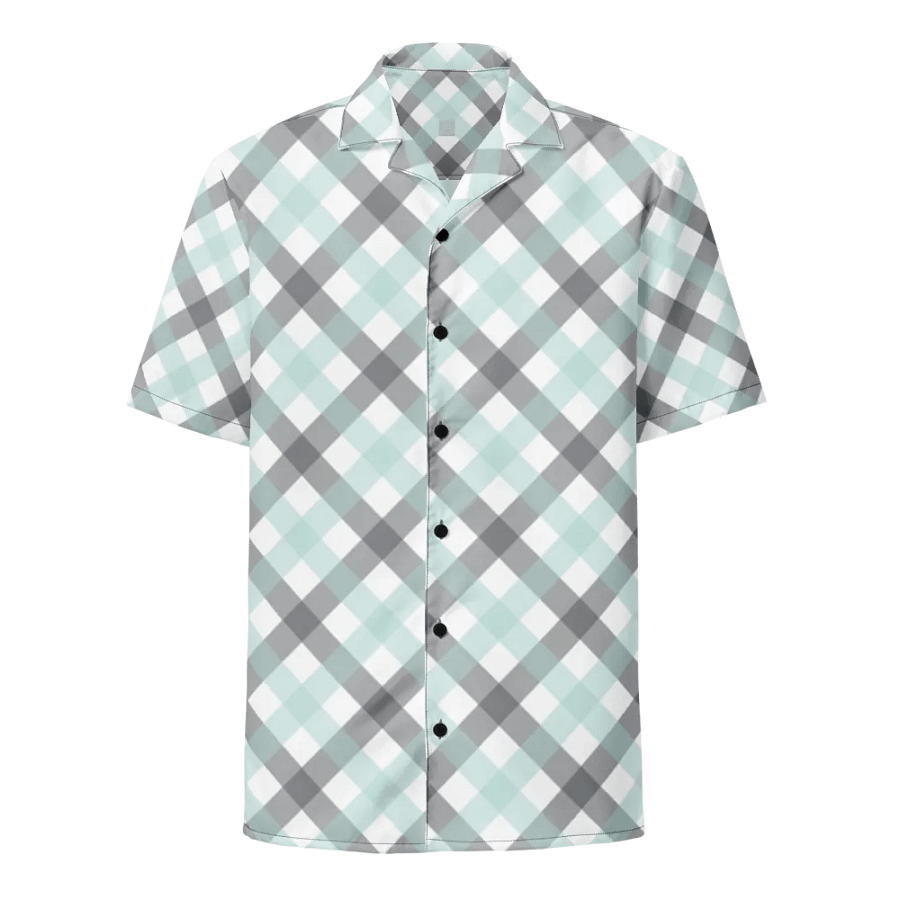 Mint Black Men Plaid dress shirt product image (1)