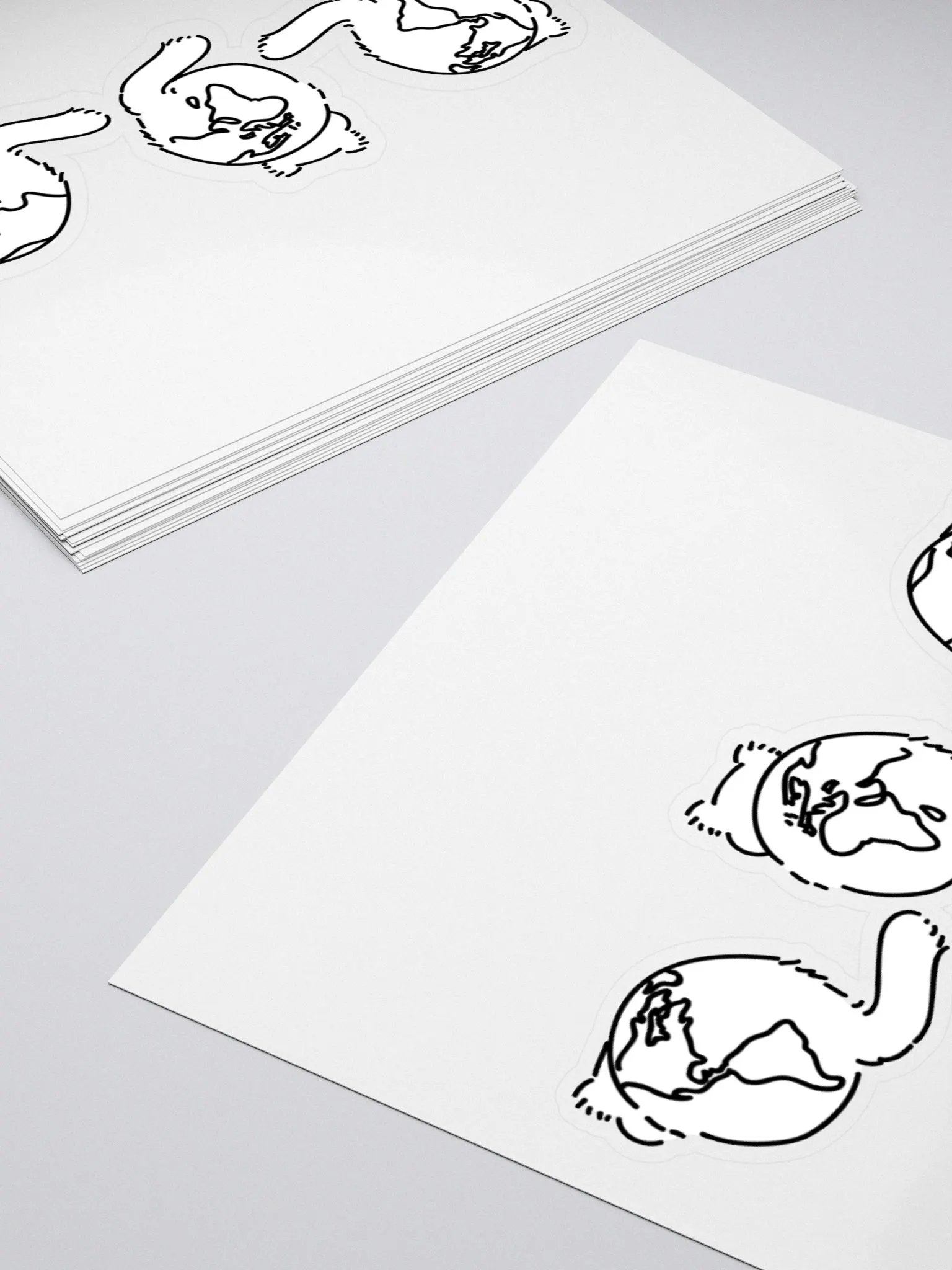 Planet Manul Trio - Sticker product image (11)