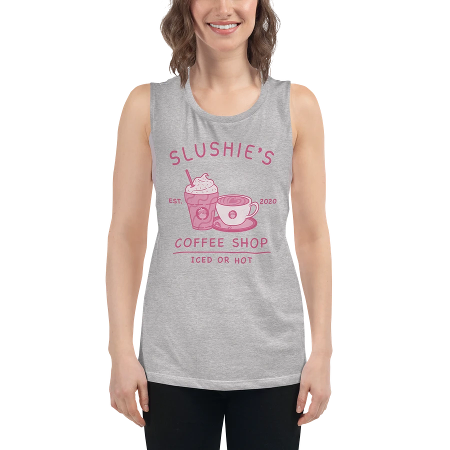 Slushie's Coffee Shop (Pink) | Women's Muscle Tank product image (5)