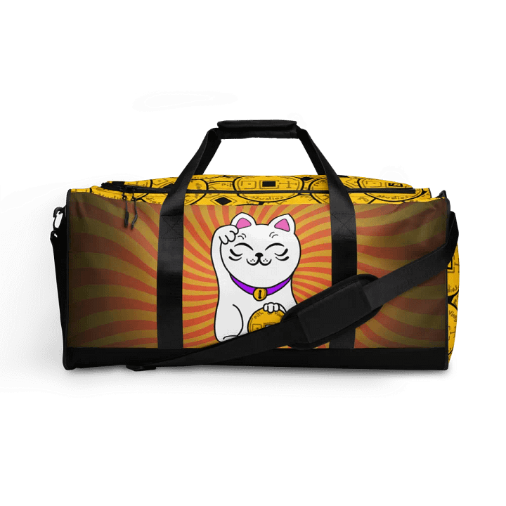 Maneki neko duffle bag product image (1)