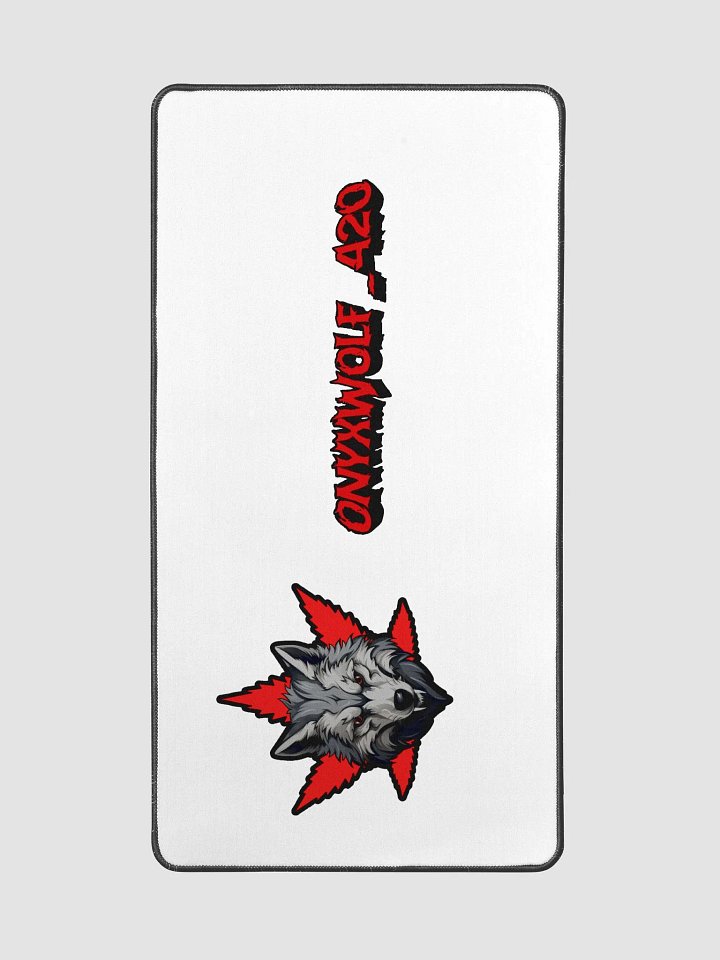OnyxWolf_420 Desk Mat product image (2)