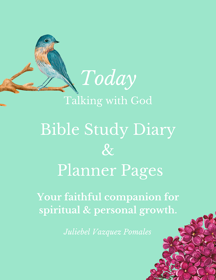 Today Talking with God-Bible Study Diary & Planner Pages product image (1)