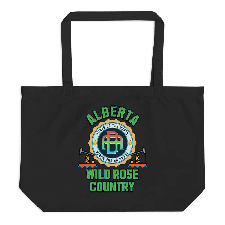 Alberta Wild Rose Country Cotton Tote product image (1)