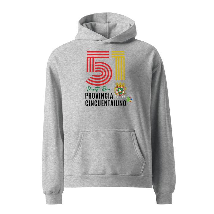 Sudadera con capucha gris - Provincia 51 Puerto Rico España product image (1)