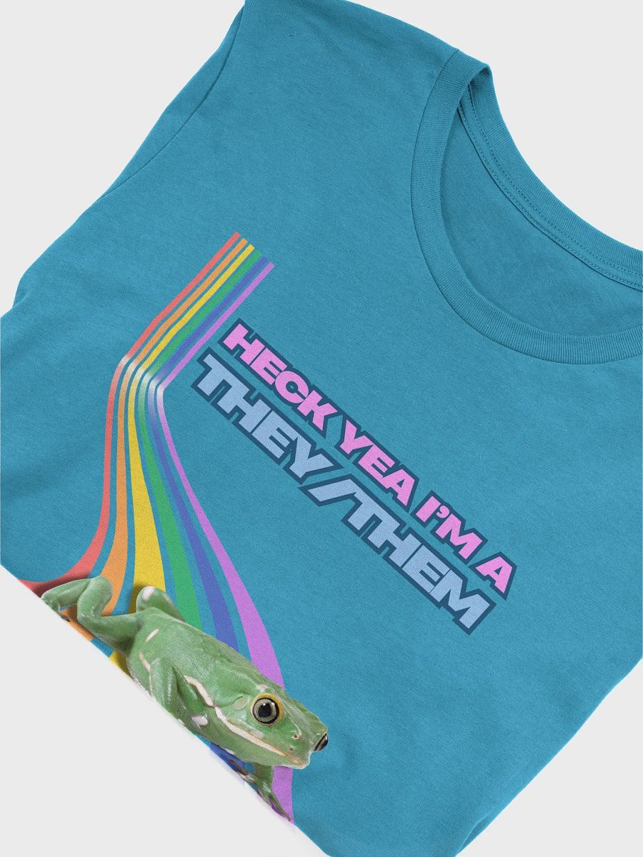 Heck Yea I'm a THEY/THEM (Bella+Canvas Supersoft T-Shirt) product image (3)