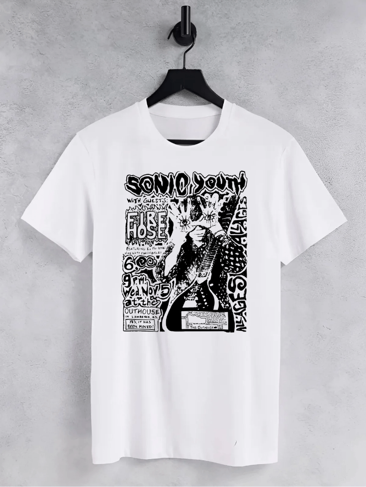 Sonic Youth Fire Hose Graphic T-Shirt product image (1)