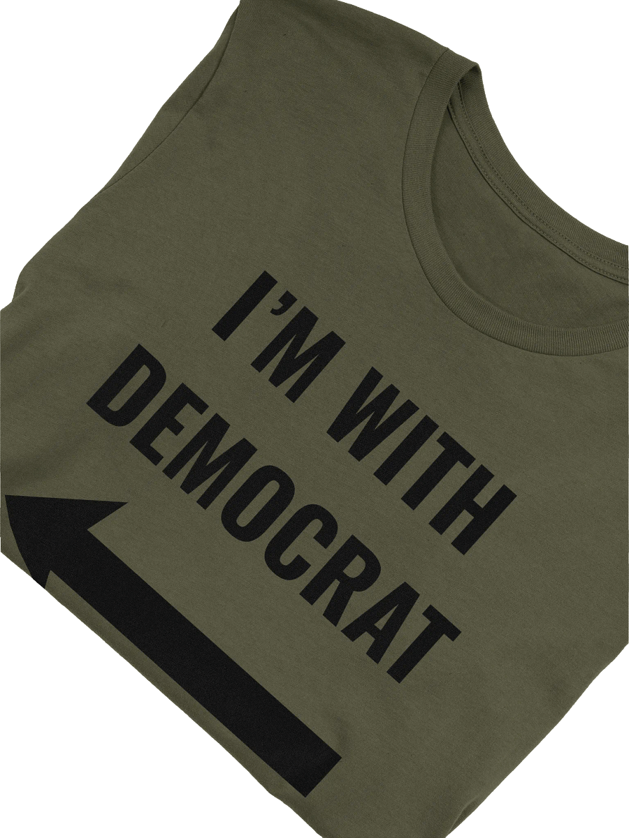 I'm with Democrat T-Shirt product image (5)