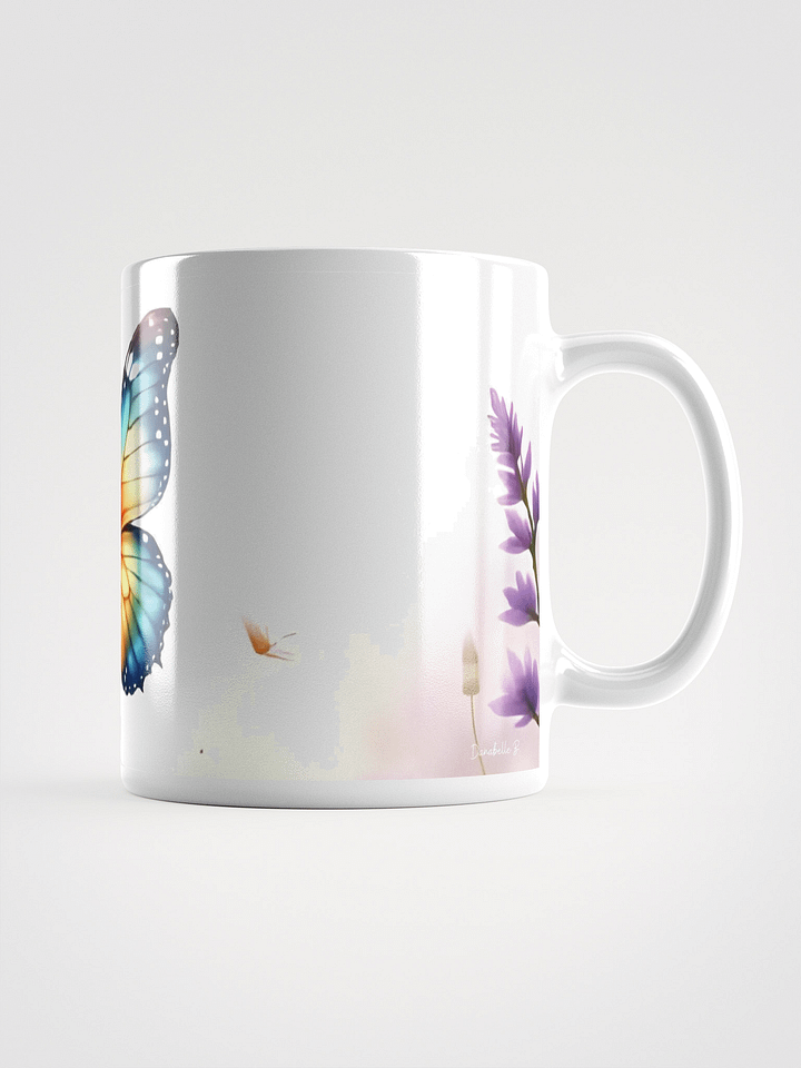 Mug Blanc - Papillon - Sérénité Bohème - Idée Cadeau Originale product image (1)