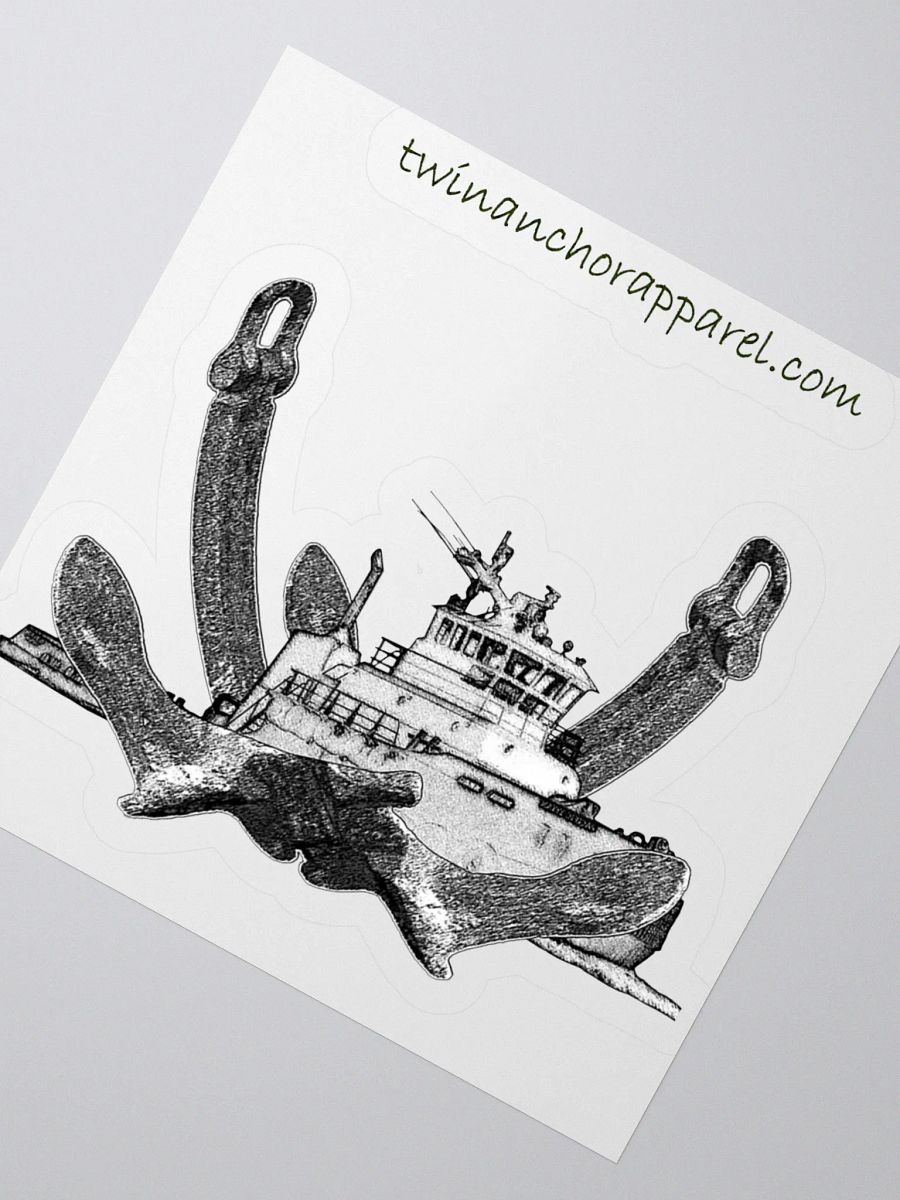 Twin Anchor Titan tug Kiss Cut Stickers product image (8)