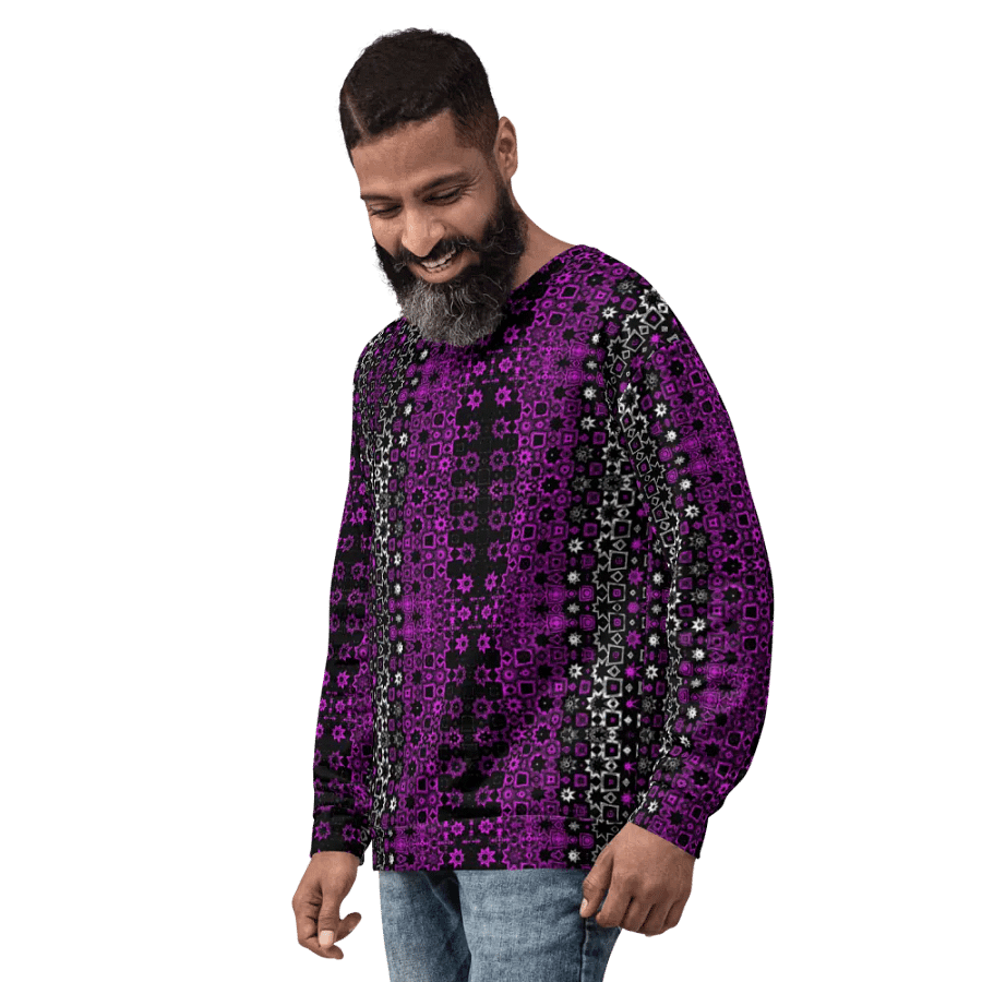 That Stars Pattern Unisex All Over Print Sweatshirt product image (5)