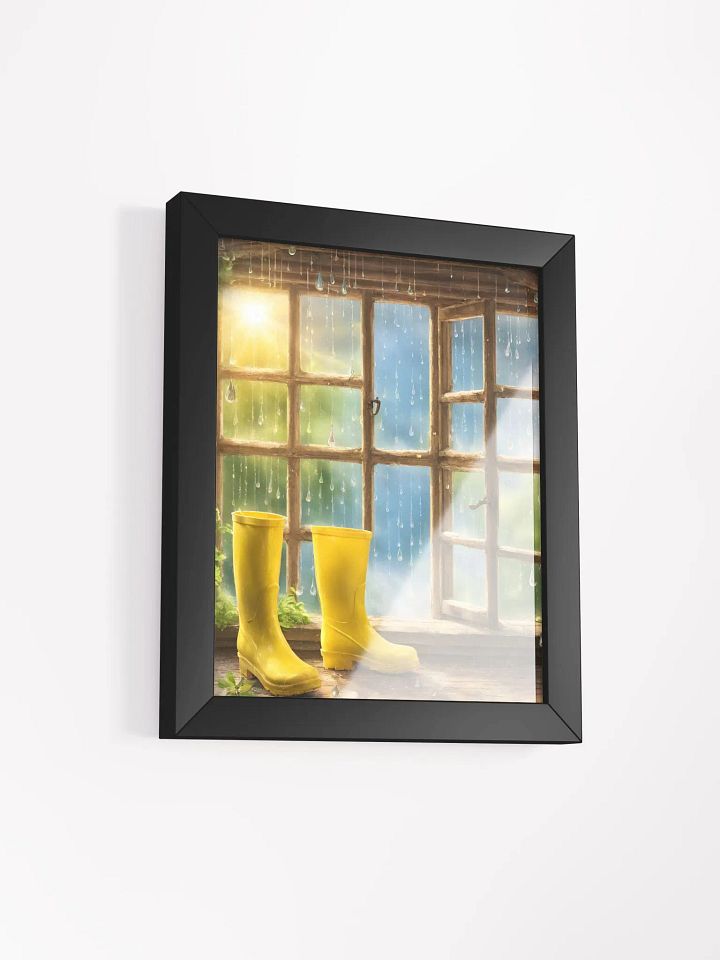 Sunshower and Rainboots Framed Poster product image (11)