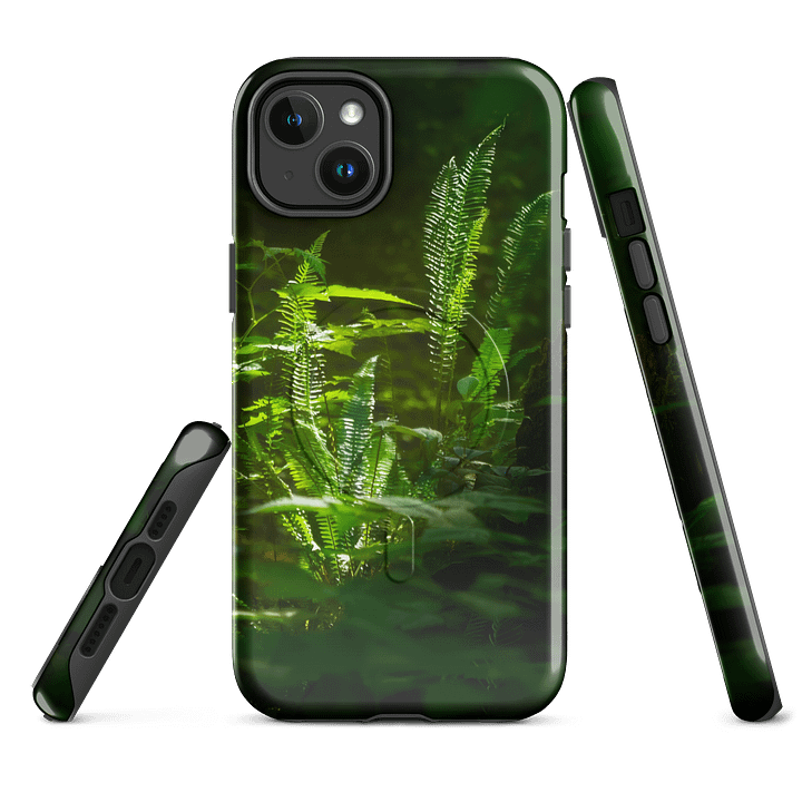 A little shot of sunshine in the wood's MagSafe® Tough iPhone® Case product image (1)