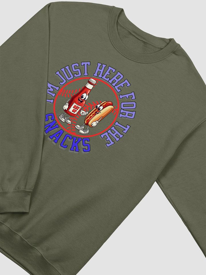 Im Just Here For The Snacks Buddies Crewneck Sweatshirt product image (14)