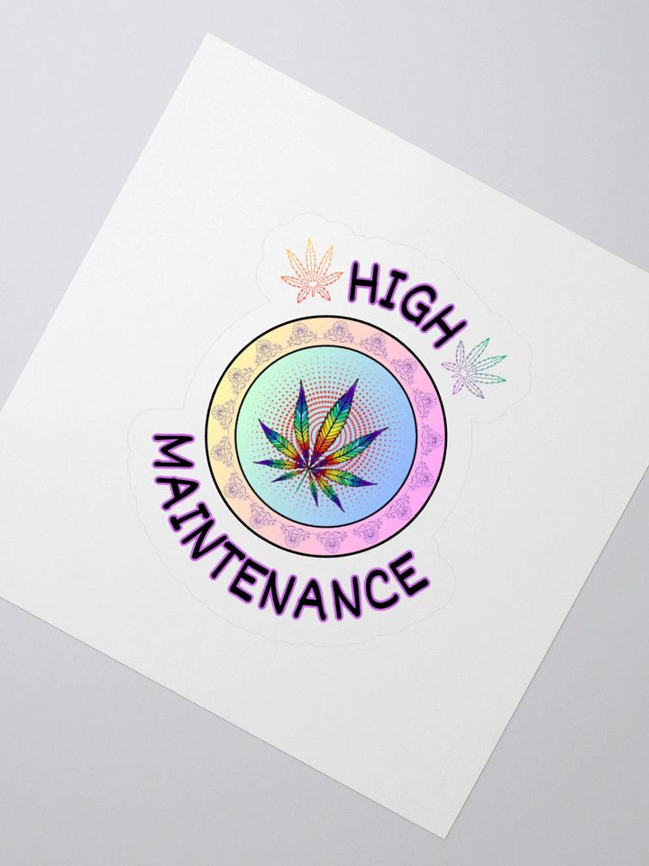 High Maintenance Sticker product image (4)
