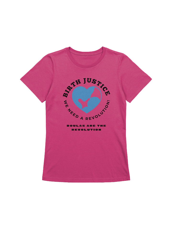 Birth Justice [Blue Heart] - Women's Relaxed T-Shirt product image (5)